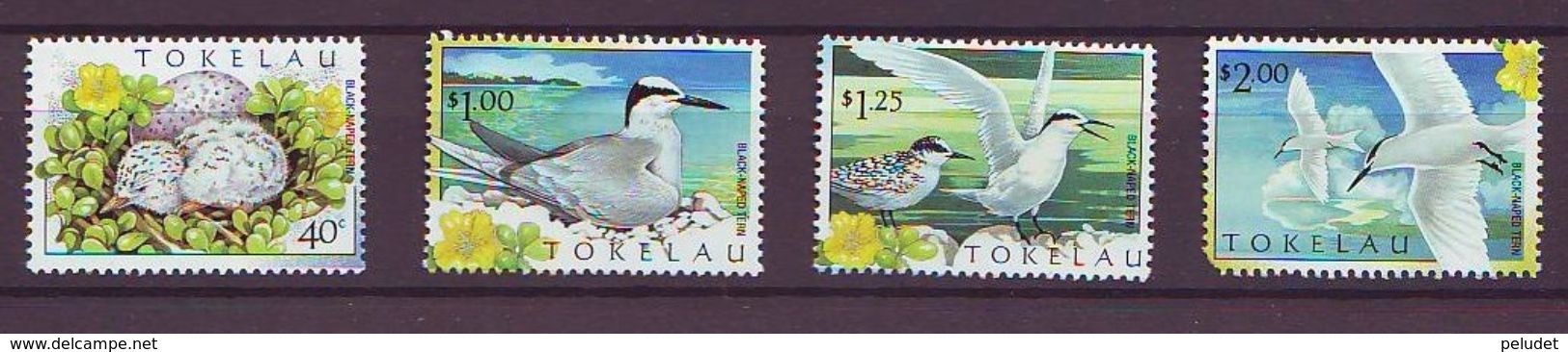 TOKELAU - 1999 Black-naped Tern 4v - Mint** Mi 288/91 - Tokelau