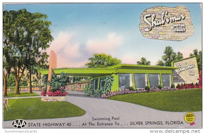 Florida Silver Springs Shalimar Motor Court - Silver Springs