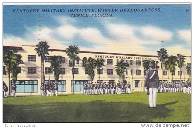 Florida Venice The Kentucky Military Institute Winter Headquarters 1955 - Venice