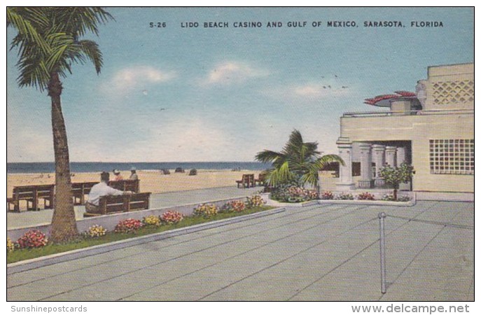 Florida Sarasota Lido Beach Casino 1947 - Sarasota