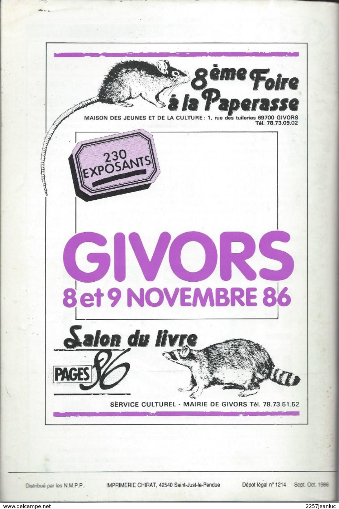 Cartes Postales Et Collections Octobre  1986 Magazines N: 111 Llustration &  Thèmes Divers 132 Pages - French