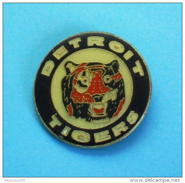 1 PIN'S //  ** BASEBALL ** TIGER DE DÉTROIT ** LIGUE MAJEURE ** . (&copy; 1985 M.L.B. PD - 16 TIGERS TM)