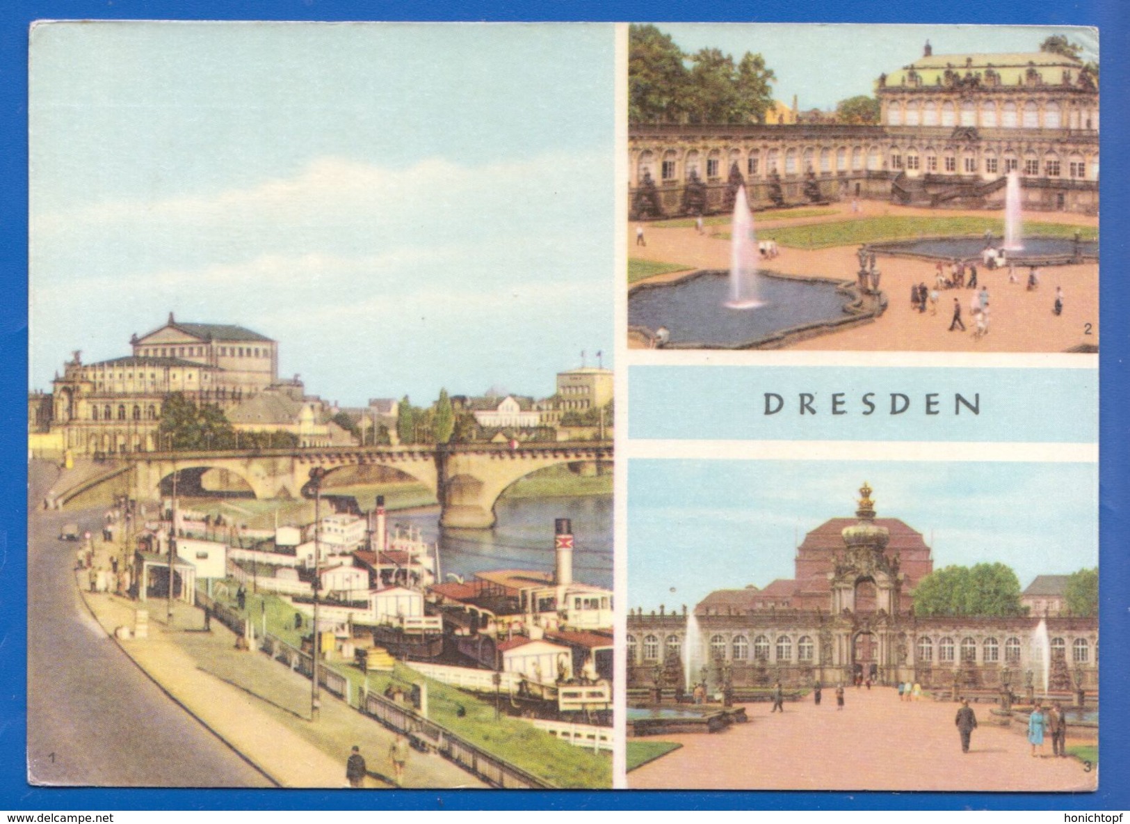 Deutschland; Dresden; Multibildkarte - Dresden