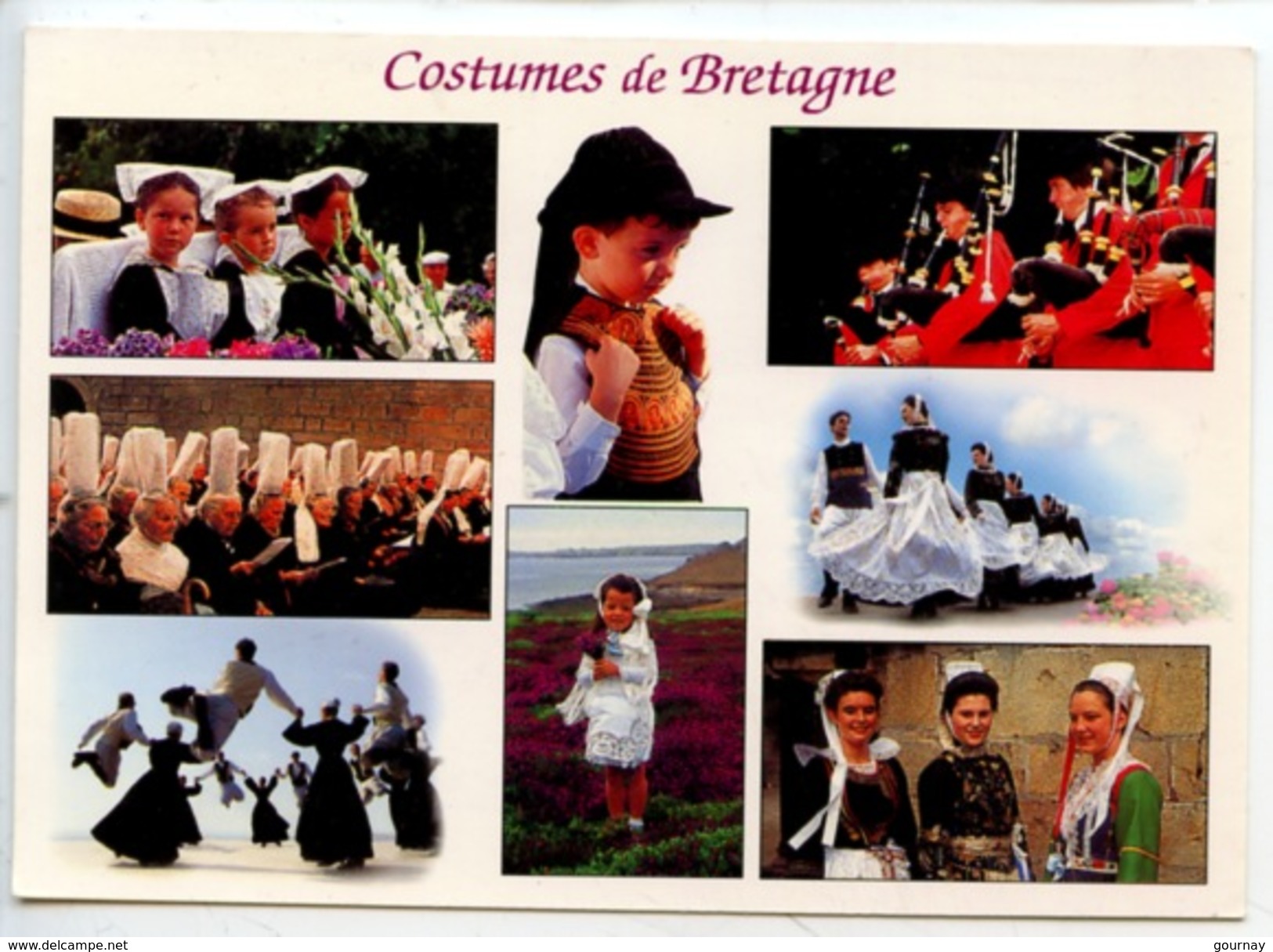 Costumes De Bretagne Pluneret Bigoudènes Pont L'Abbé Bagdad Pontivy Kerlenn Pondi Bigouden Ouessantine Riec Quimper Plou - Bretagne