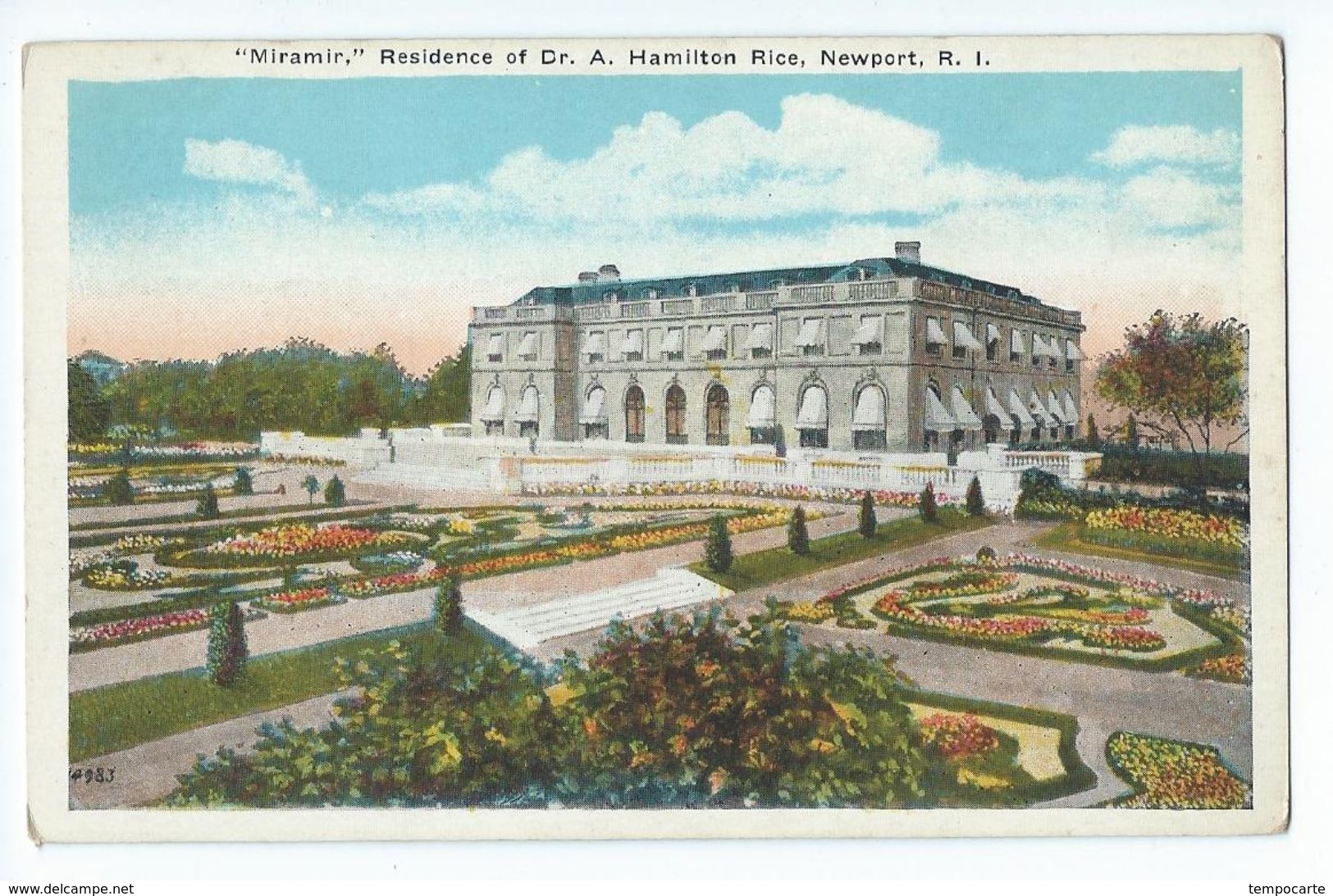 Newport - Miramir, Residence Of Dr. A. Hamilton Rice - Newport