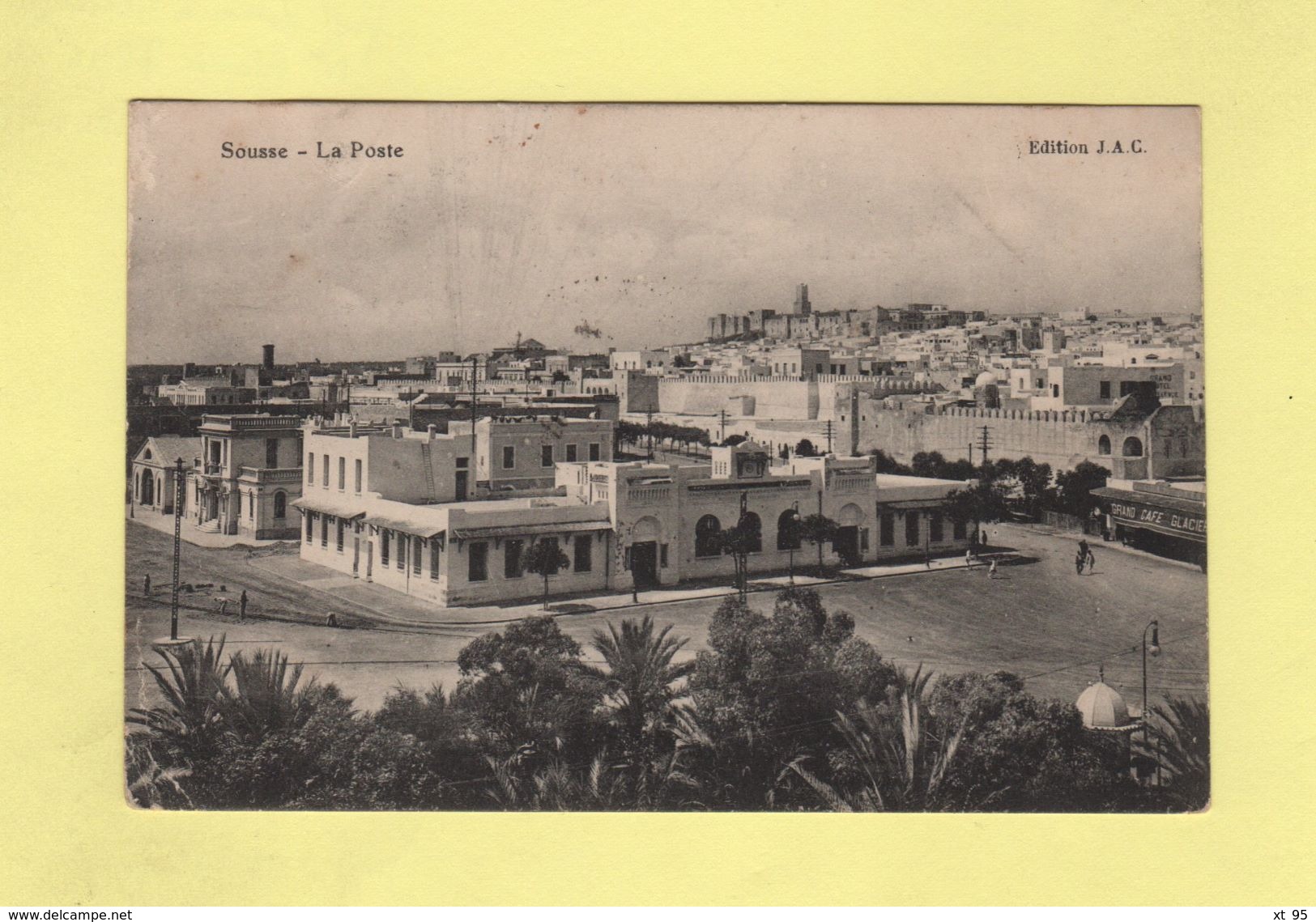 Sousse - Tunisie - Service A La Mer - Marine Francaise - Carte Ecrite à Bord De L'Eros - 21-3-1918 - Storia Postale