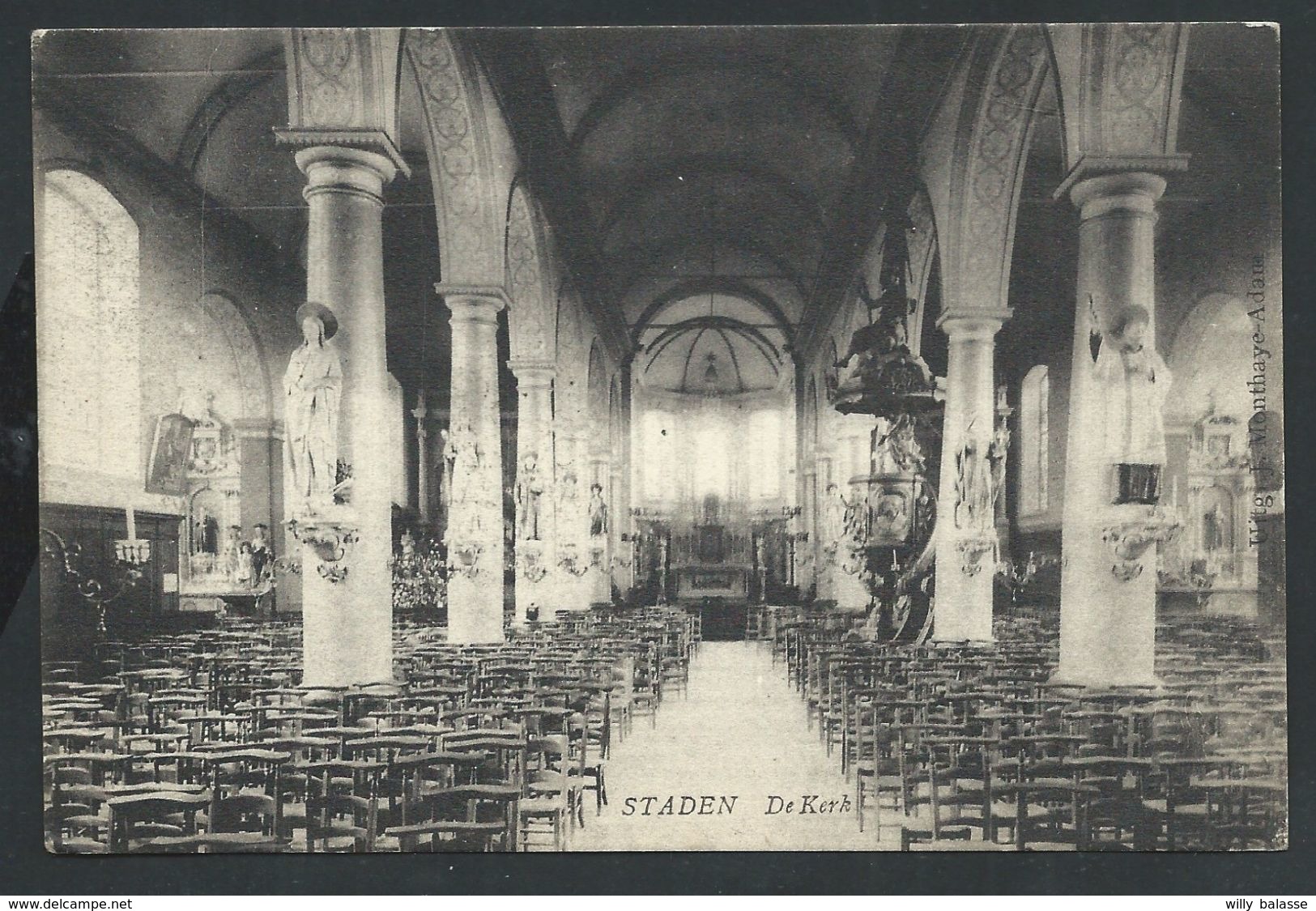 +++ CPA - STADEN - De Kerk  // - Staden