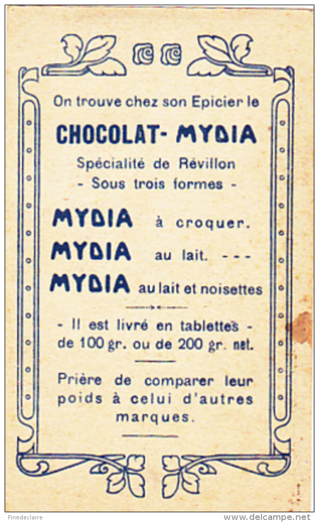 Chromo - Chocolat Révillon - Je Fais Comme Le Roi, Il Gagne Sa Vie Et Moi La Mienne... - Revillon