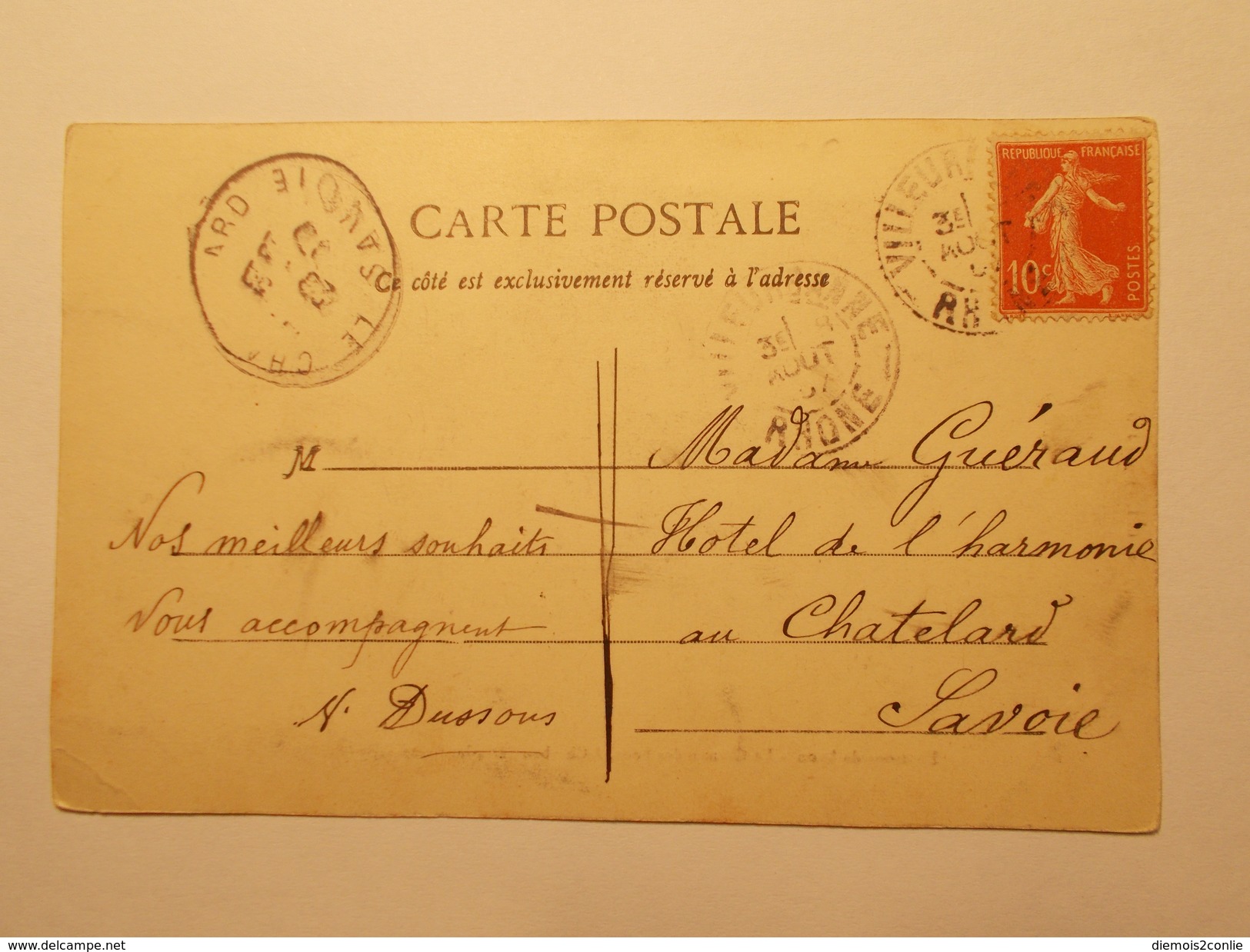 Carte Postale -  CHARBONNIERES LES BAINS (69) - Le Chemin Des Eaux (80/MOR) - Charbonniere Les Bains