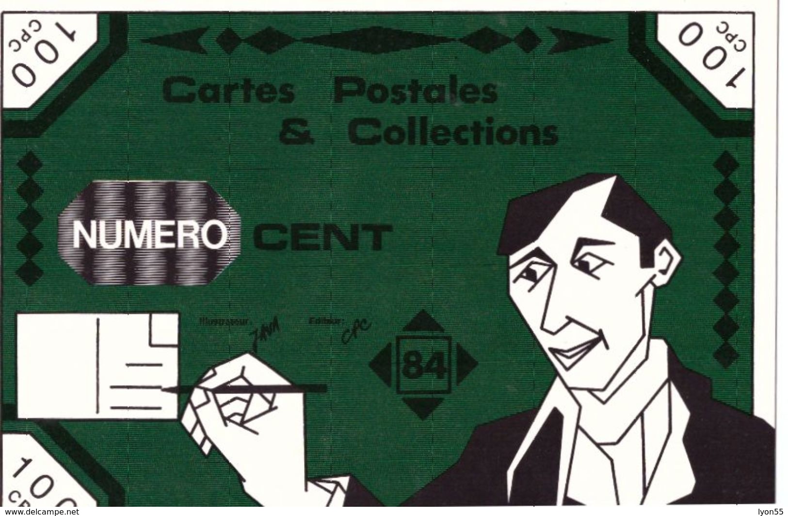 Lot de 26 cartes "les 100 amis de "CPC