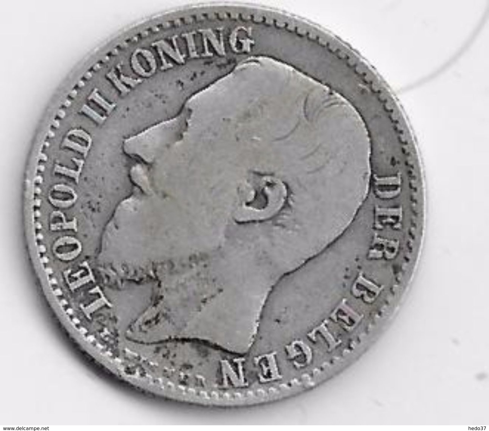 Belgique - 1 Franc 1887 - Argent - 1 Franc