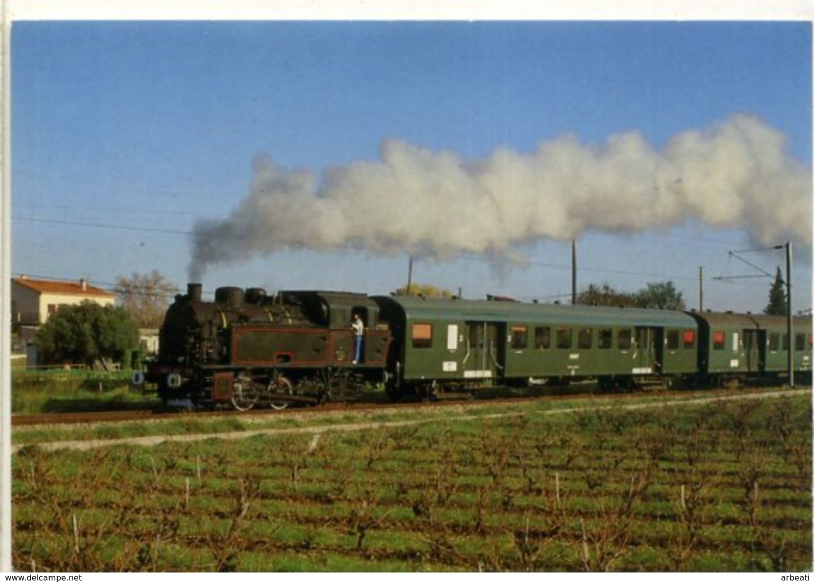 83 Locomotive 030T SACM "Ilène" - Navettes Entre Toulon Et Hyères - 9/12/84 En Ligne Vers LA CRAU - La Crau