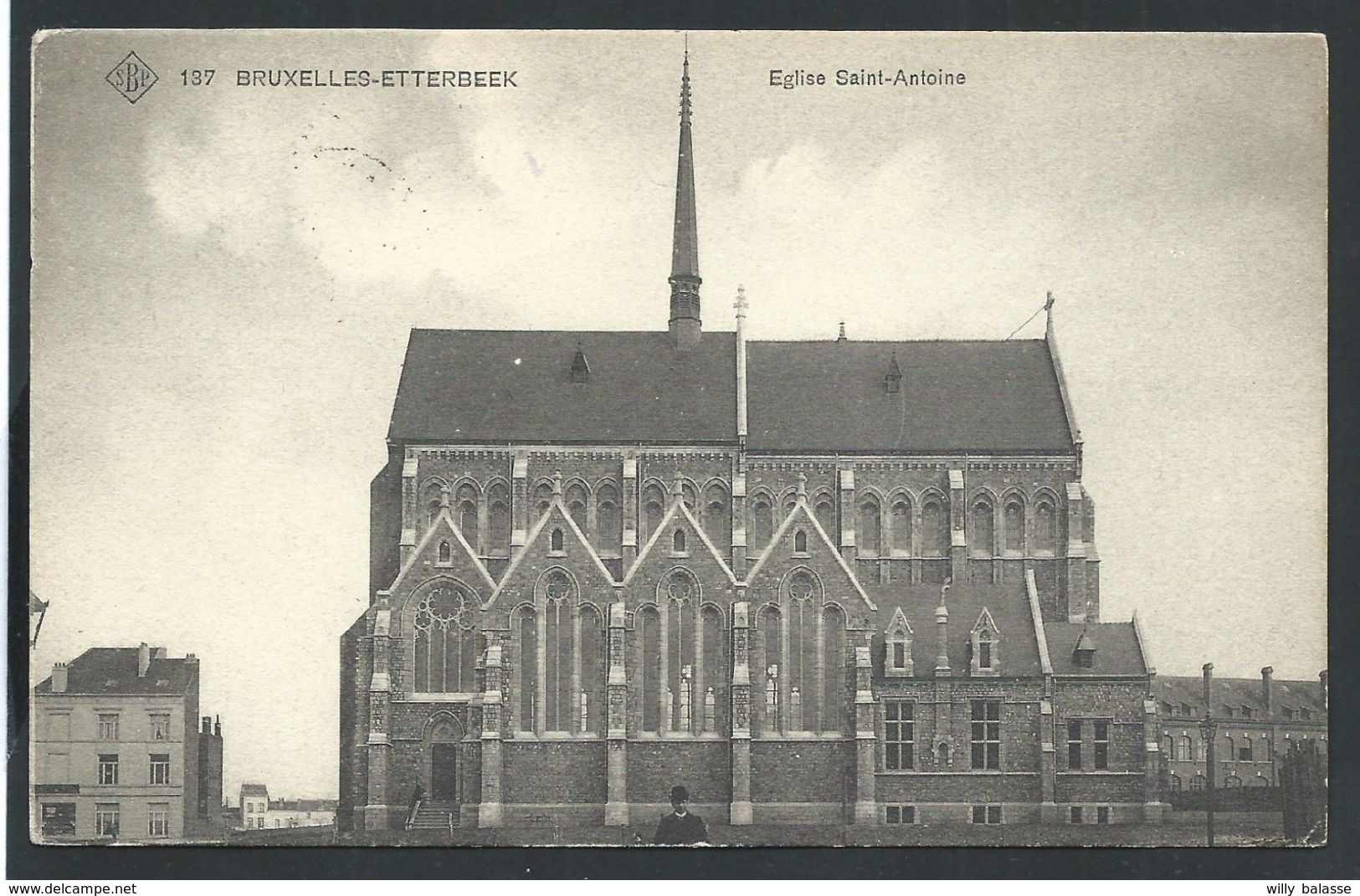 +++ CPA - BRUXELLES - ETTERBEEK - Eglise St Antoine - SBP  // - Etterbeek