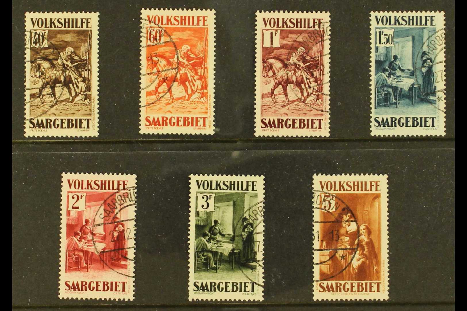 6339 1931 (December) Christmas Charity Complete Set (SG 150/56, Mi 151/57), Very Fine Used. (7 Stamps) For More Images,  - Other & Unclassified