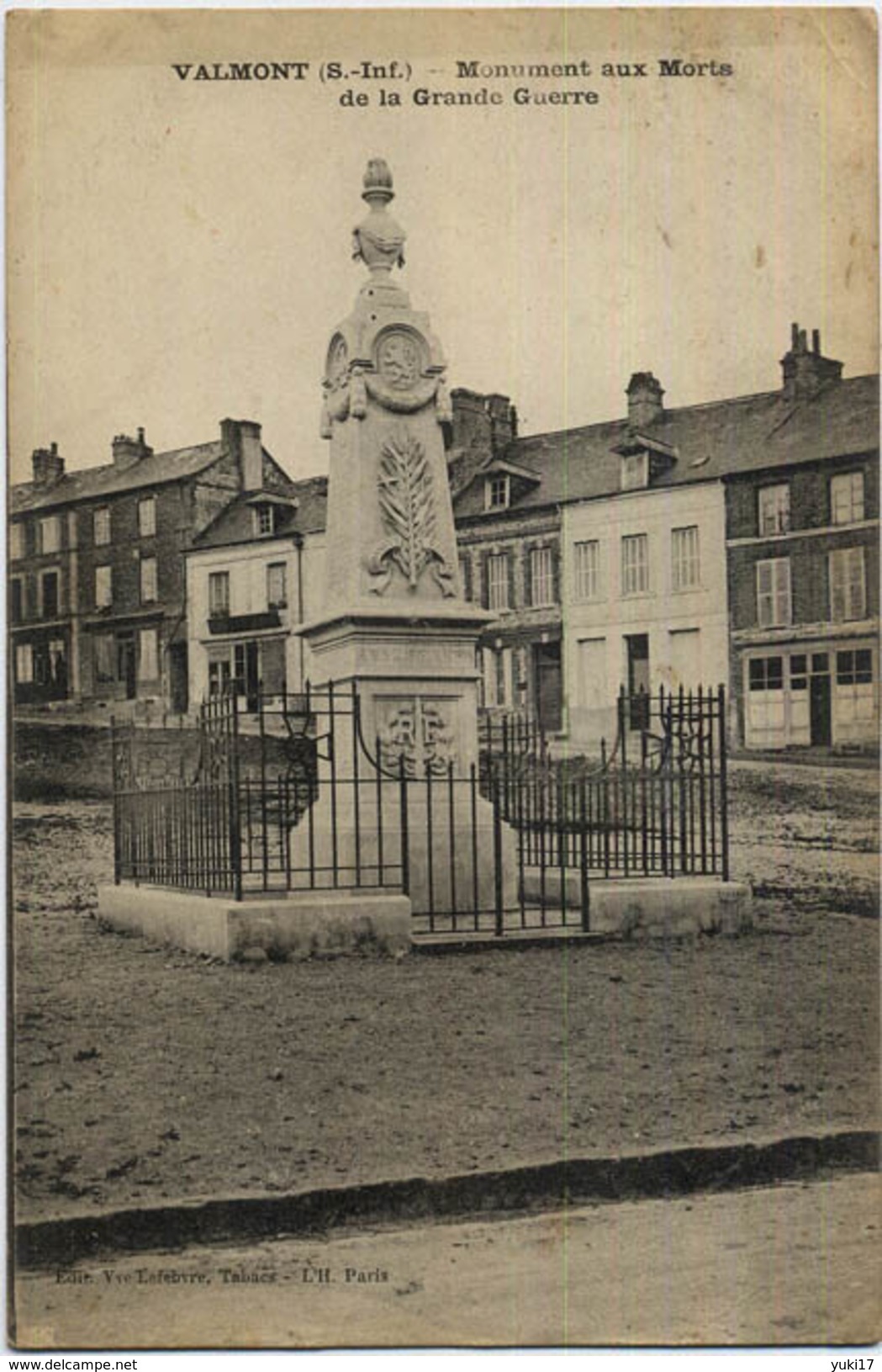 76 VALMONT MONUMENT AUX MORTS - Valmont