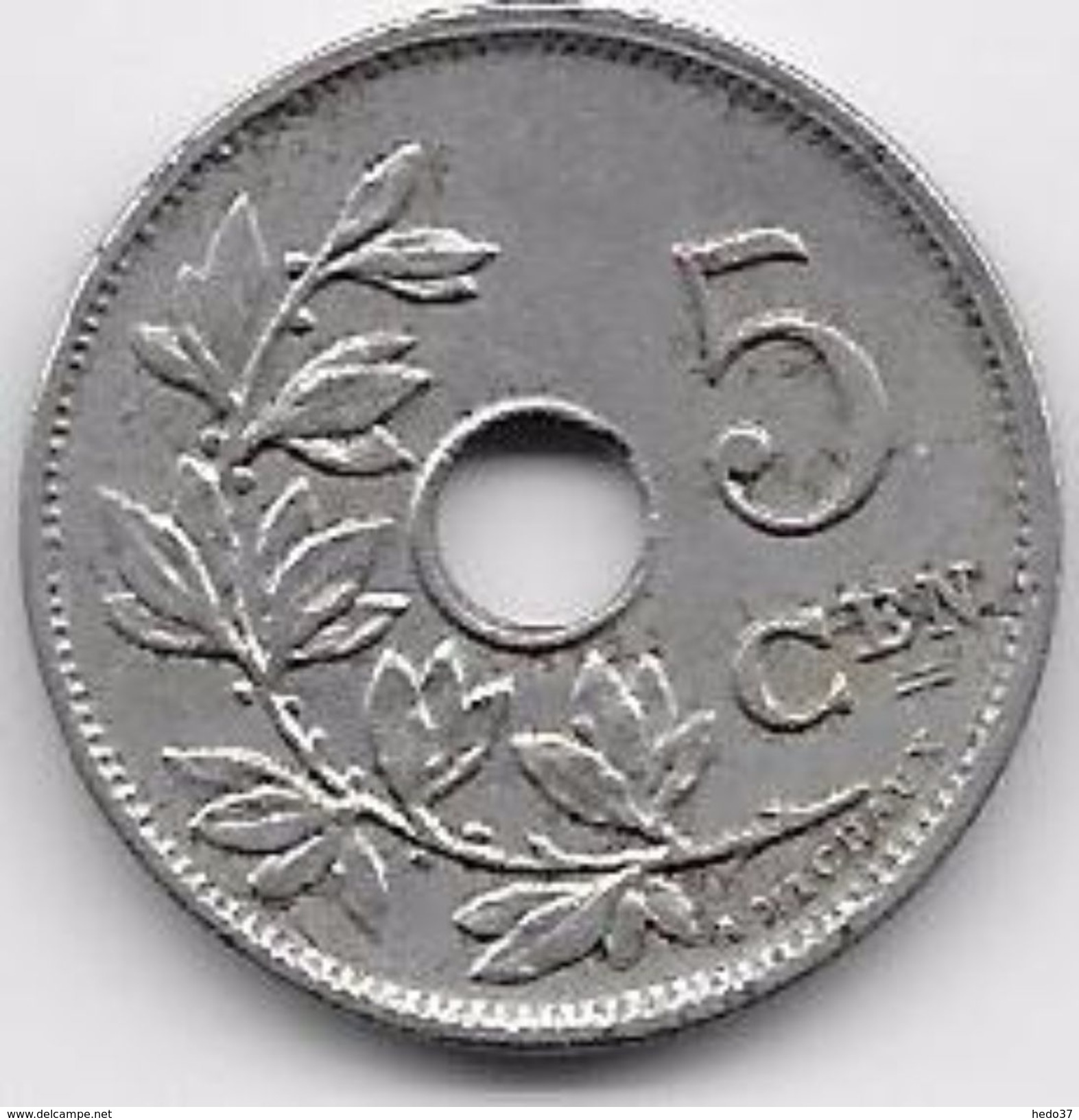 Belgique - 5 Centimes 1920 - 5 Centimes
