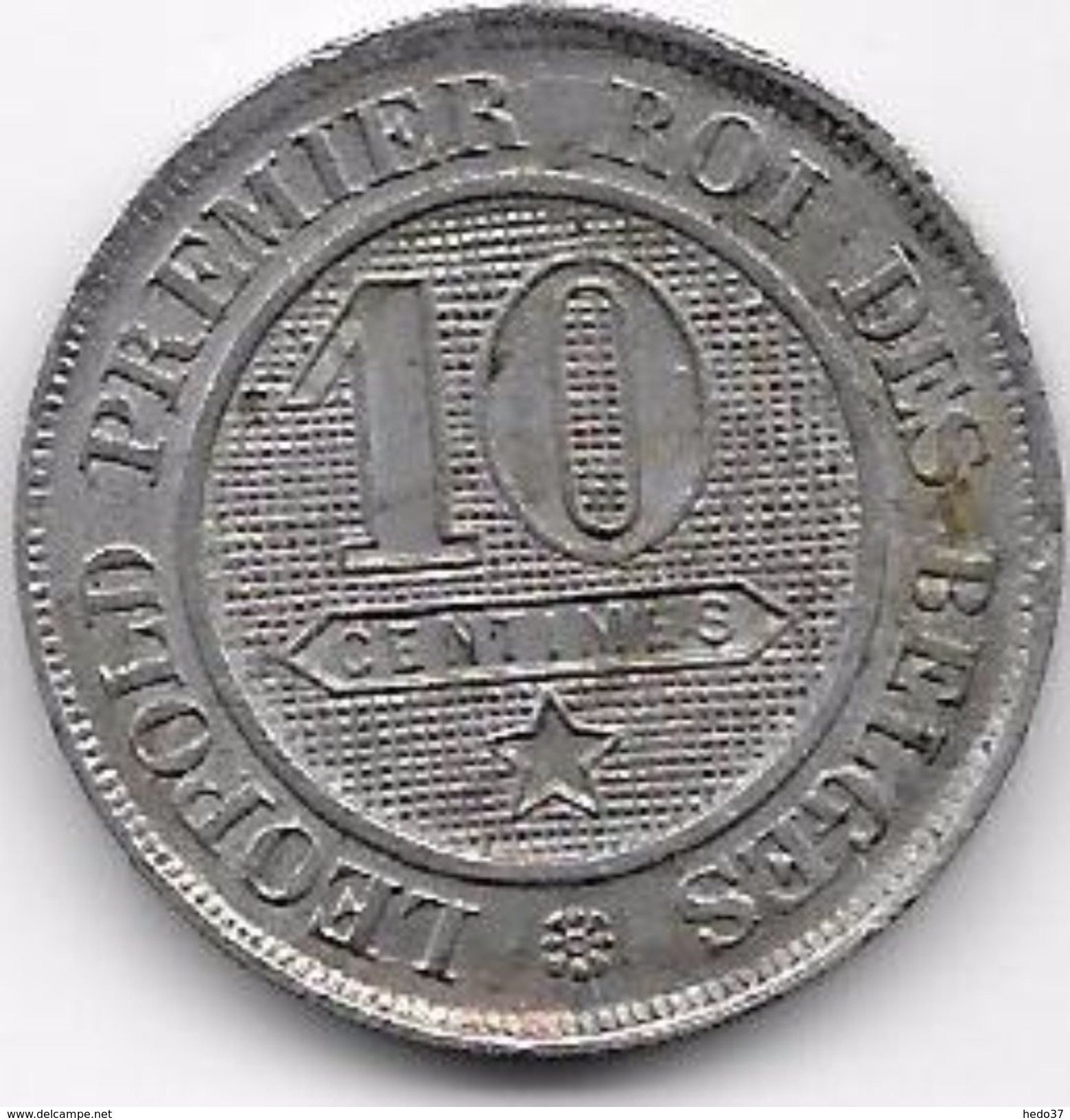 Belgique - 10 Centimes 1863 - 10 Cents