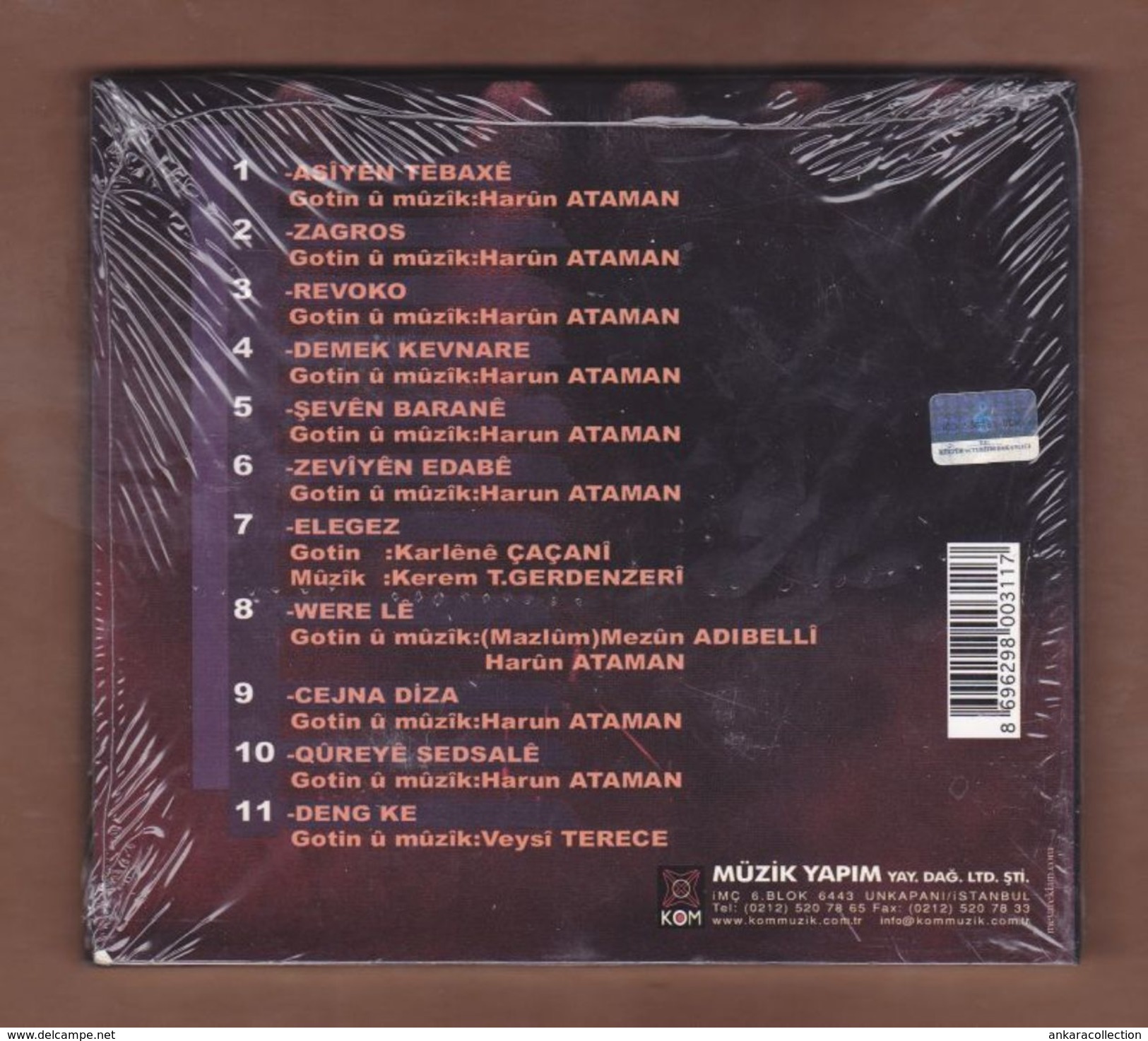 AC -  Koma Rewşen Pola Nü BRAND NEW KURDISH MUSIC CD - World Music