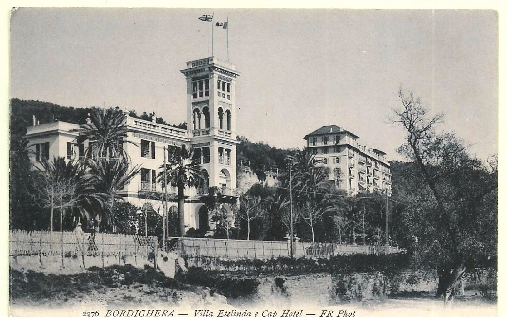 BORDIGHERA  ( Imperia ) VILLA ETELINDA E CAP HOTEL - Altri & Non Classificati