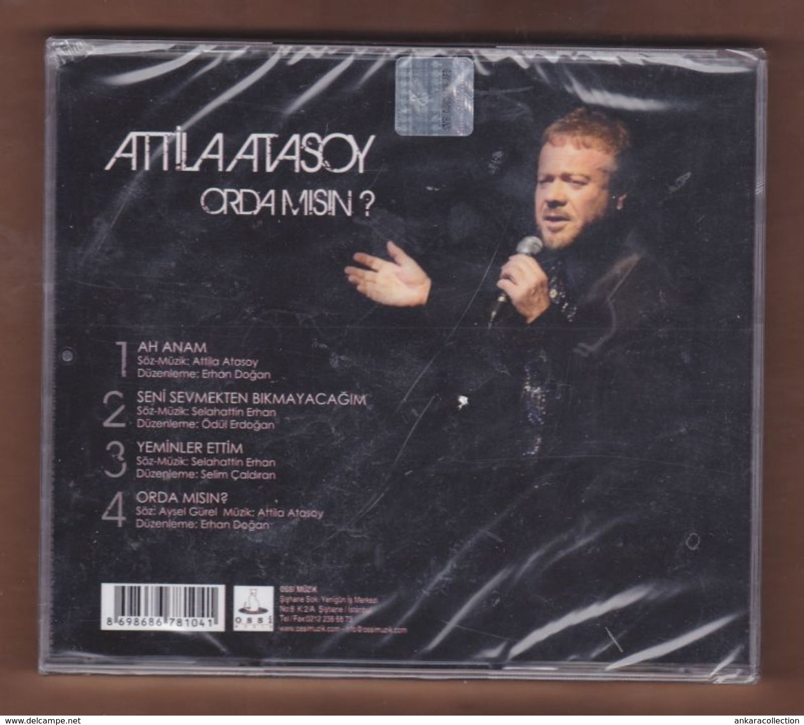 AC -  Attila Atasoy Orda Mısın ? BRAND NEW TURKISH MUSIC CD - World Music