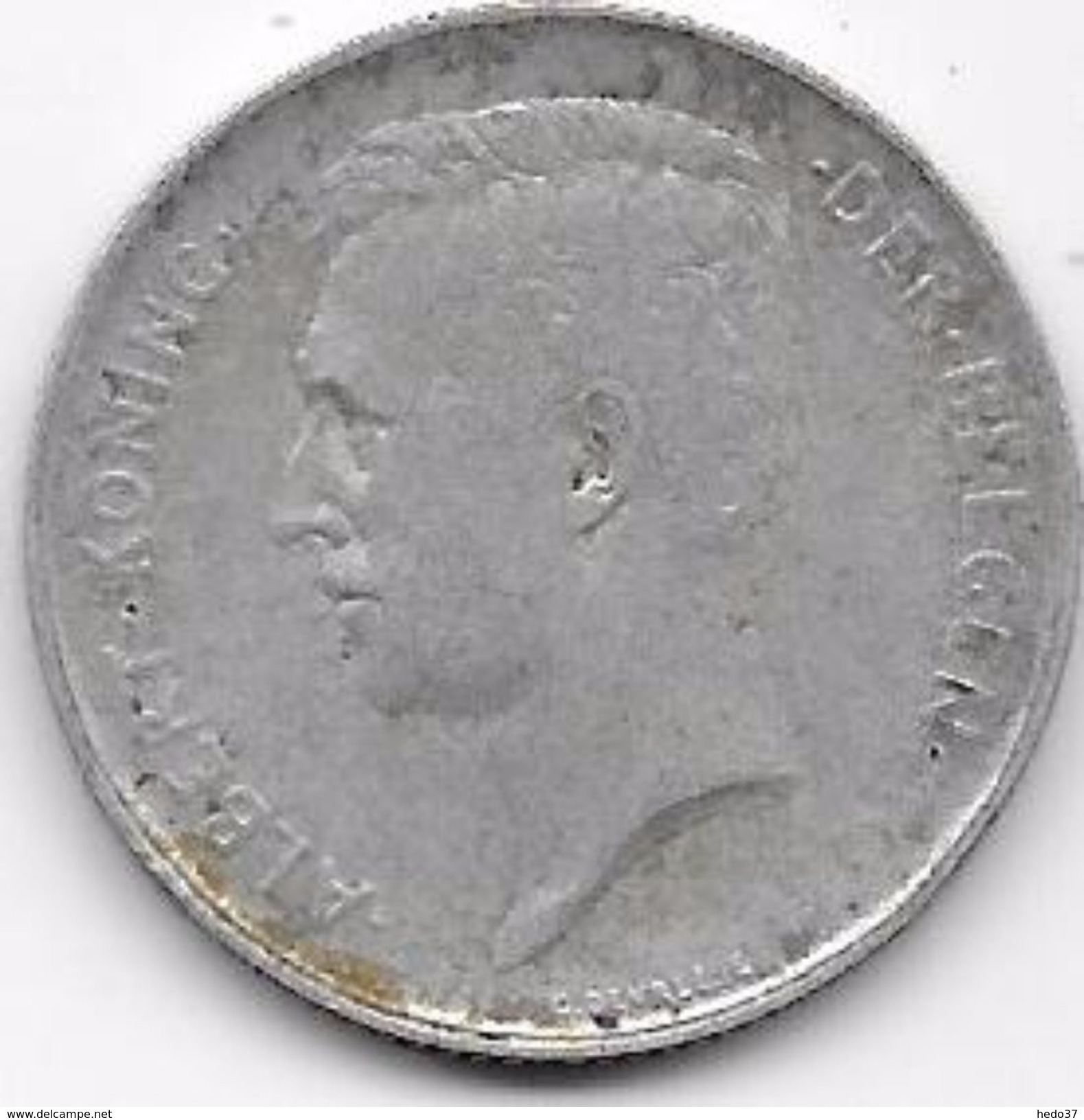 Belgique - 1 Franc 1912 - Argent - 1 Franc