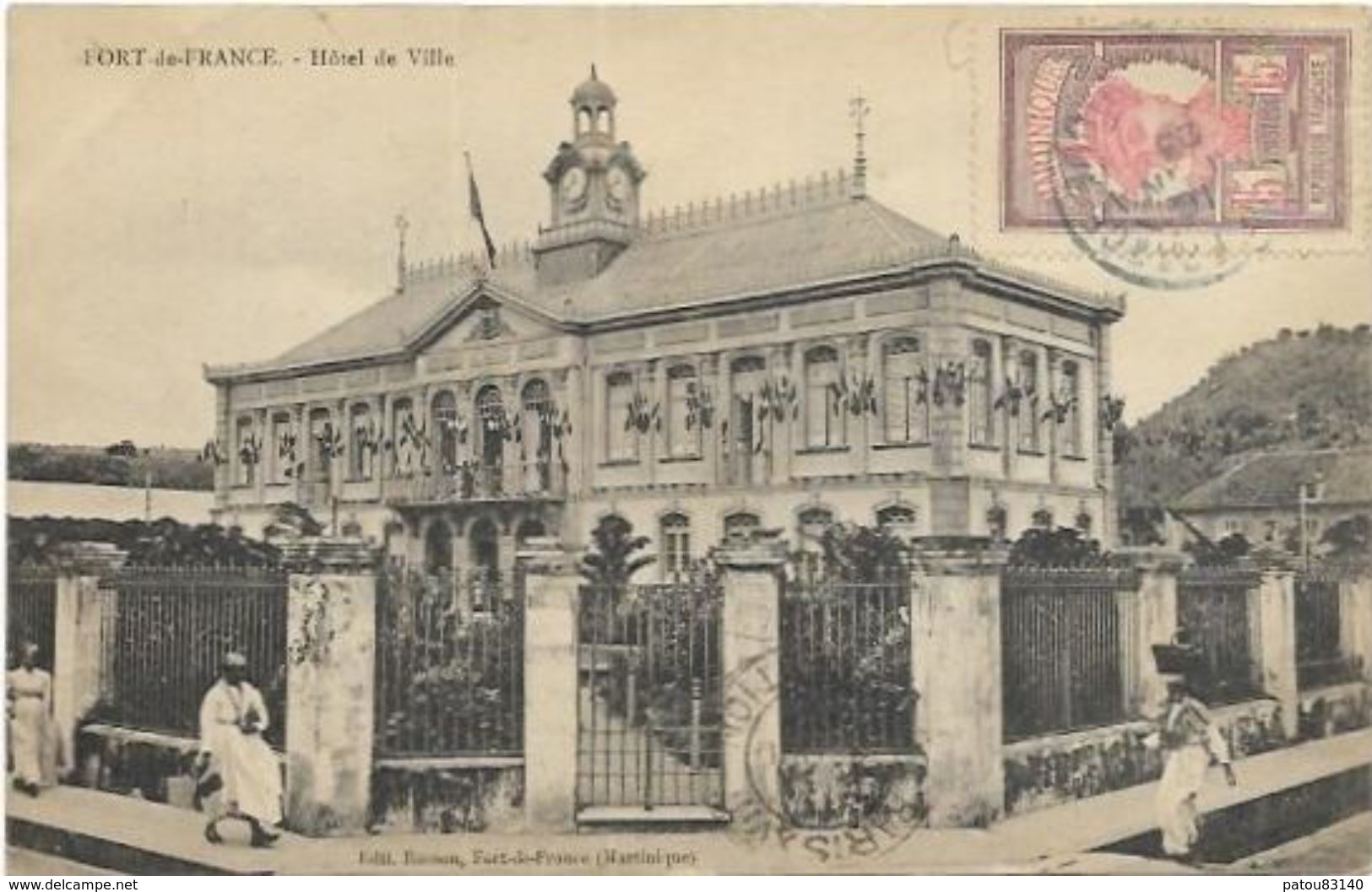 MARTINIQUE.   FORT DE FRANCE. HOTEL DE VILLE - Fort De France