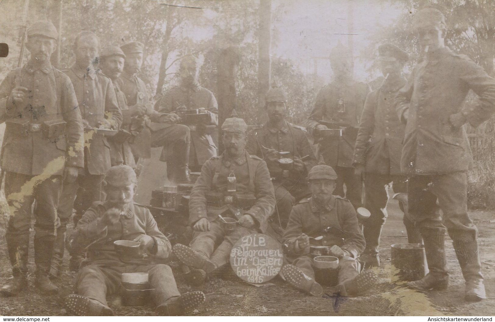 Gruppe Soldaten Im Felde 1915 (001635) - Oorlog 1914-18