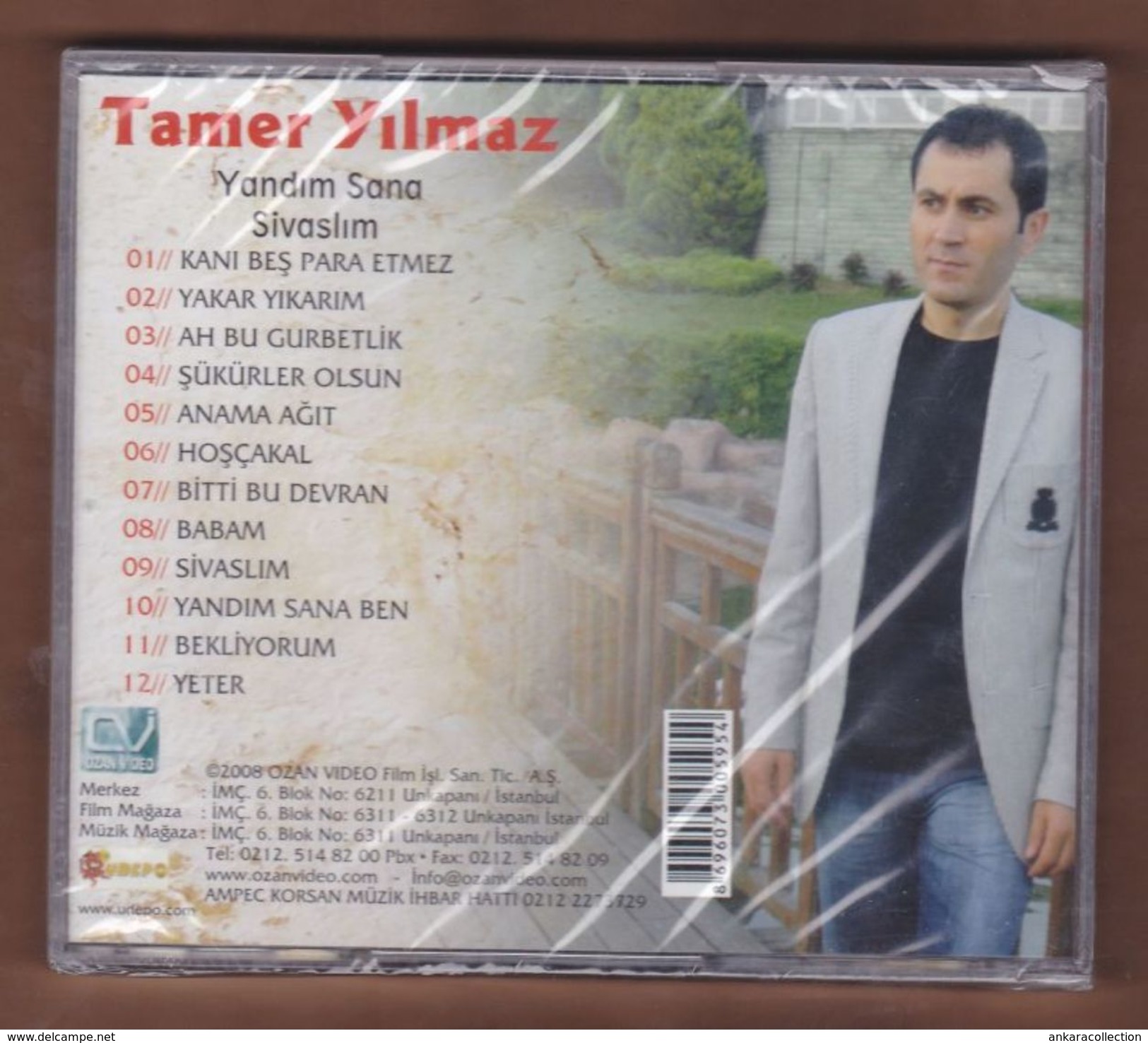 AC -  Tamer Yılmaz Yandım Sana Sivaslım BRAND NEW TURKISH MUSIC CD - Wereldmuziek