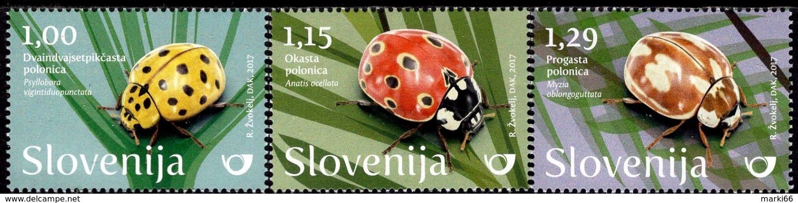 Slovenia - 2017 - Eyed Ladybird - Mint Stamp Set - Slowenien