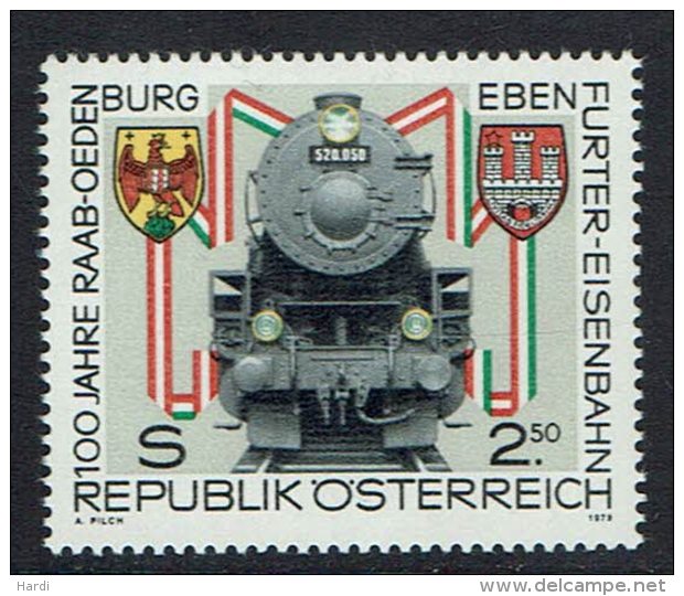 Österreich, "100 Jahre Raab-Oedenburg-Ebenfurter Eisenbahn", MiNr 1627, Feinst Postfrisch - Unused Stamps