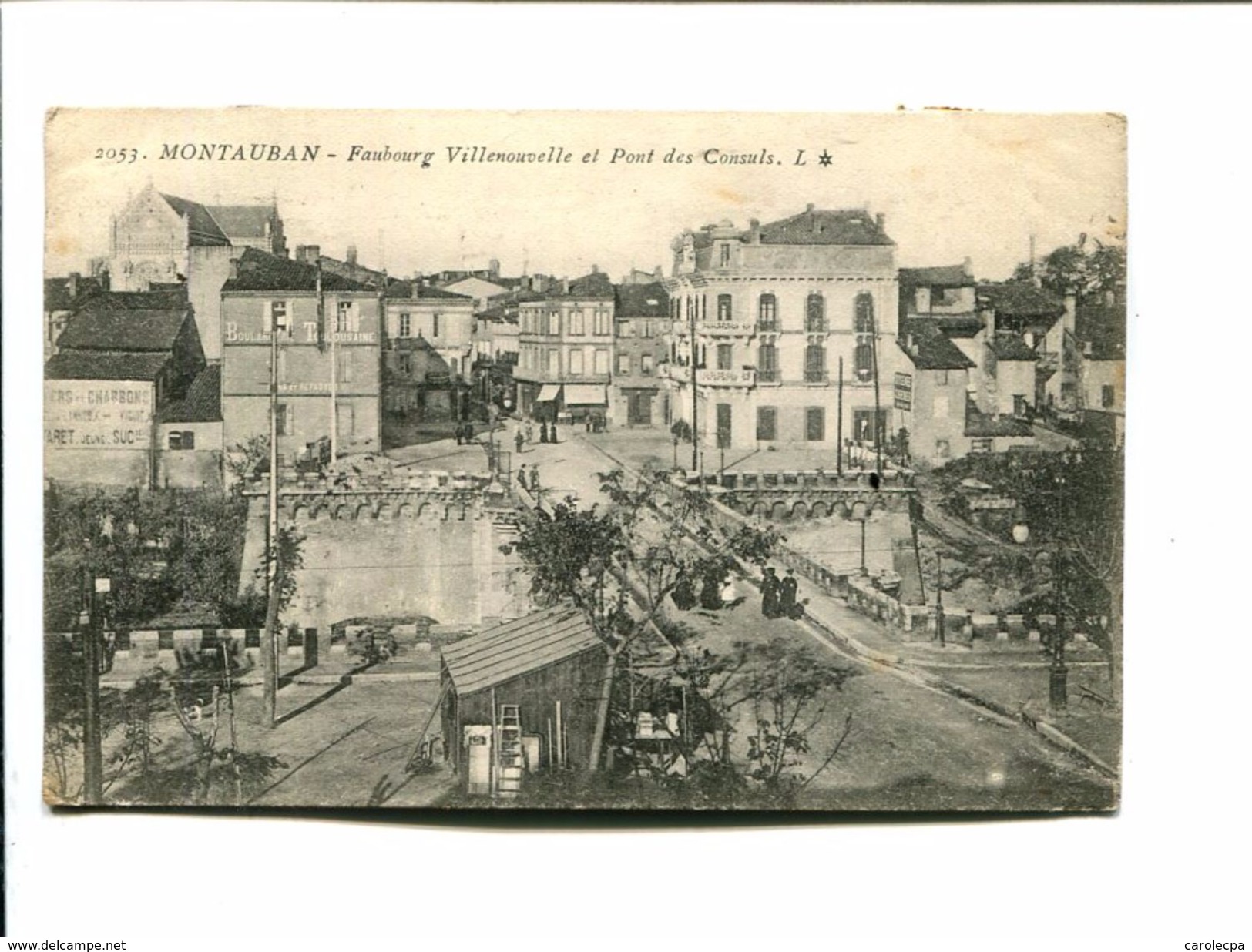 CP - MONTAUBAN (82) FAUBOURG VILLENOUVELLE ET PONT DES CONSULS - Montauban