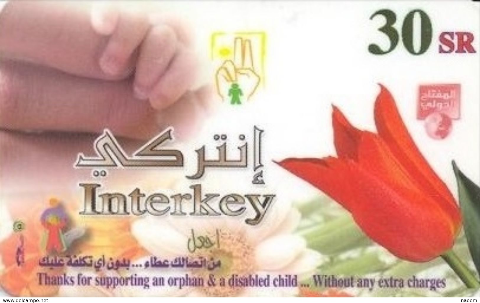 Saudi Arabia - InterKey Calling Card 30 Riyals. - Saudi Arabia