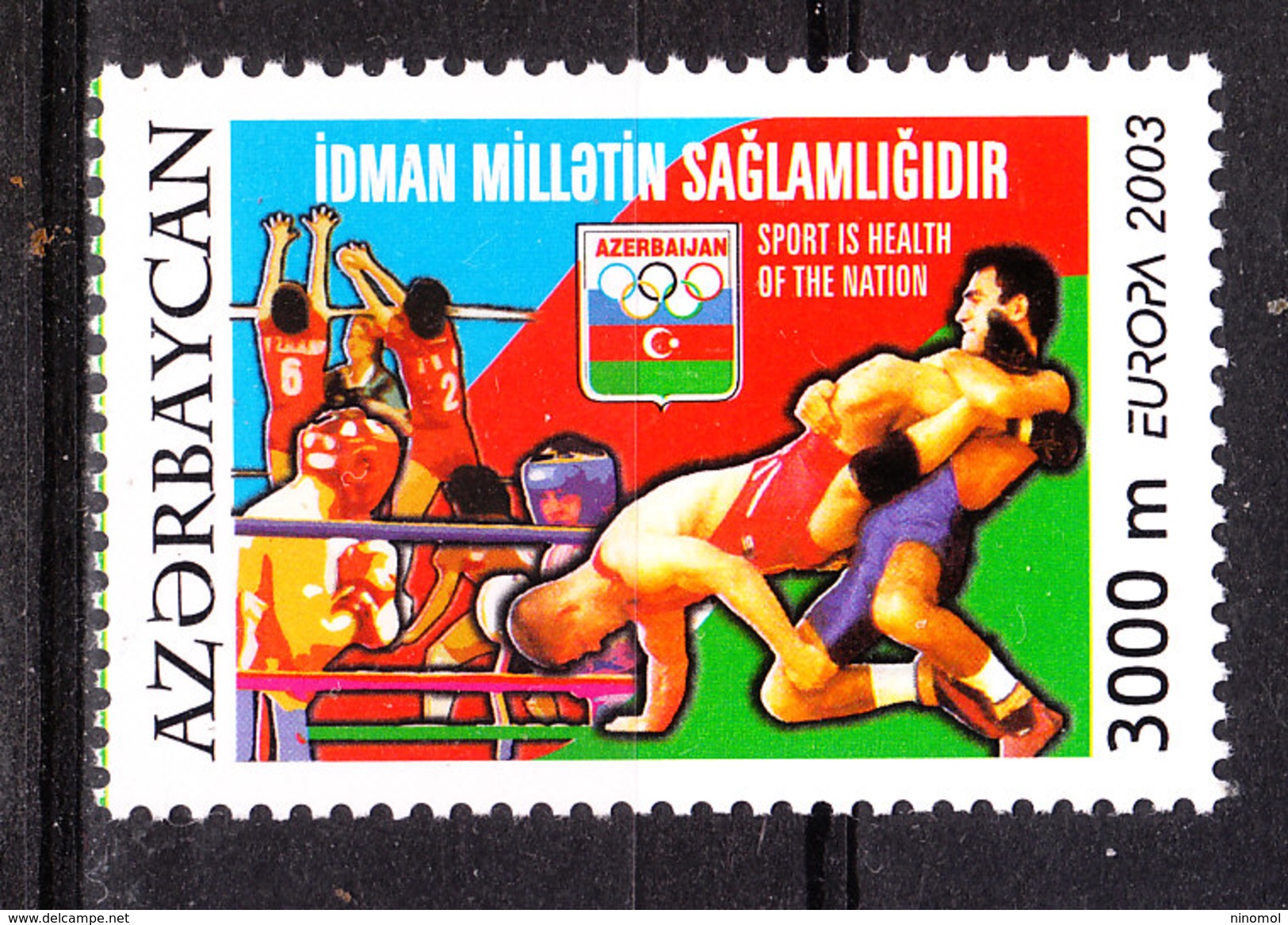 Azerbaidjan  -  2003. Europa: Sport Diversi. Lotta, Volley Ed Altri. Sports: Wrestling, Volley And Others. MNH - Wrestling