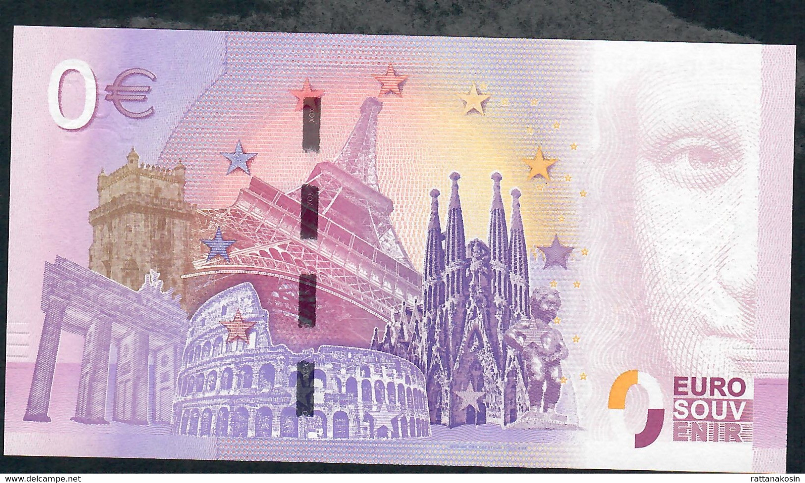 Euro Souvenir Zero Euro Heidelberger Schloss Heidelberg 2017 UNC. - Andere - Europa