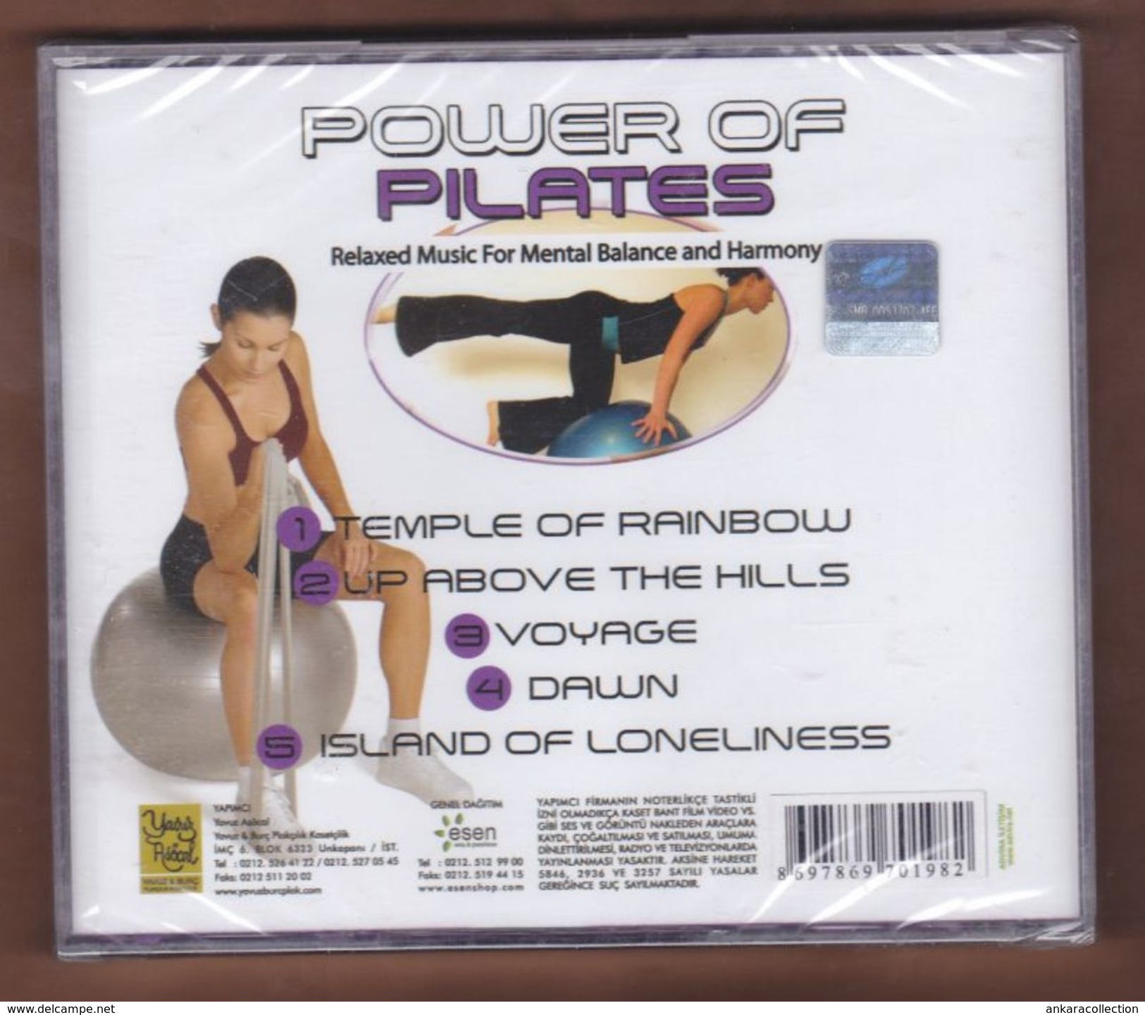 AC -  POWER OF PILATES RELAXED MUSIC FOR MENTAL BALANCE AND HARMONY BRAND NEW TURKISH MUSIC CD - Musiques Du Monde