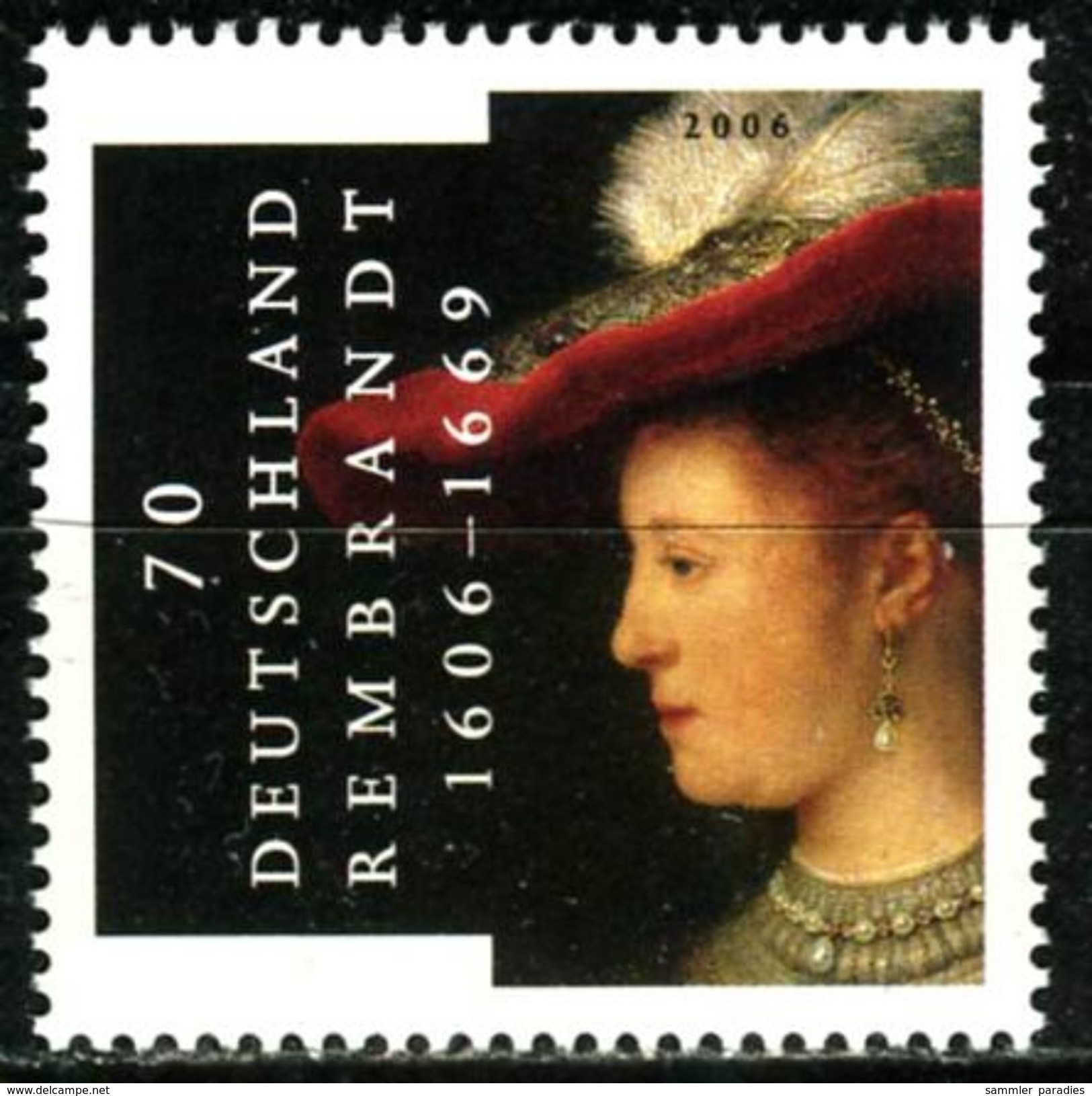 BRD - Michel 2550 - ** Postfrisch (A) - 70C  Rembrandt - Ungebraucht