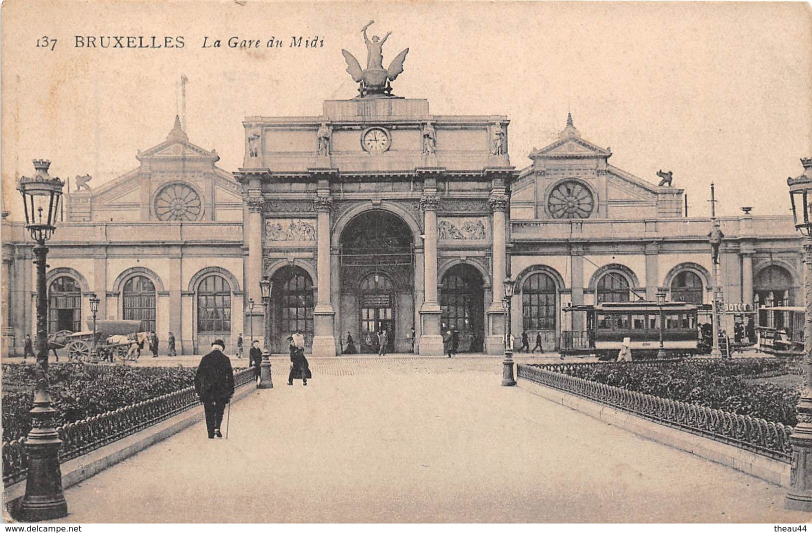 ¤¤  -  BELGIQUE   -   BRUXELLES   -  La Gare Du Midi     -  ¤¤ - Spoorwegen, Stations