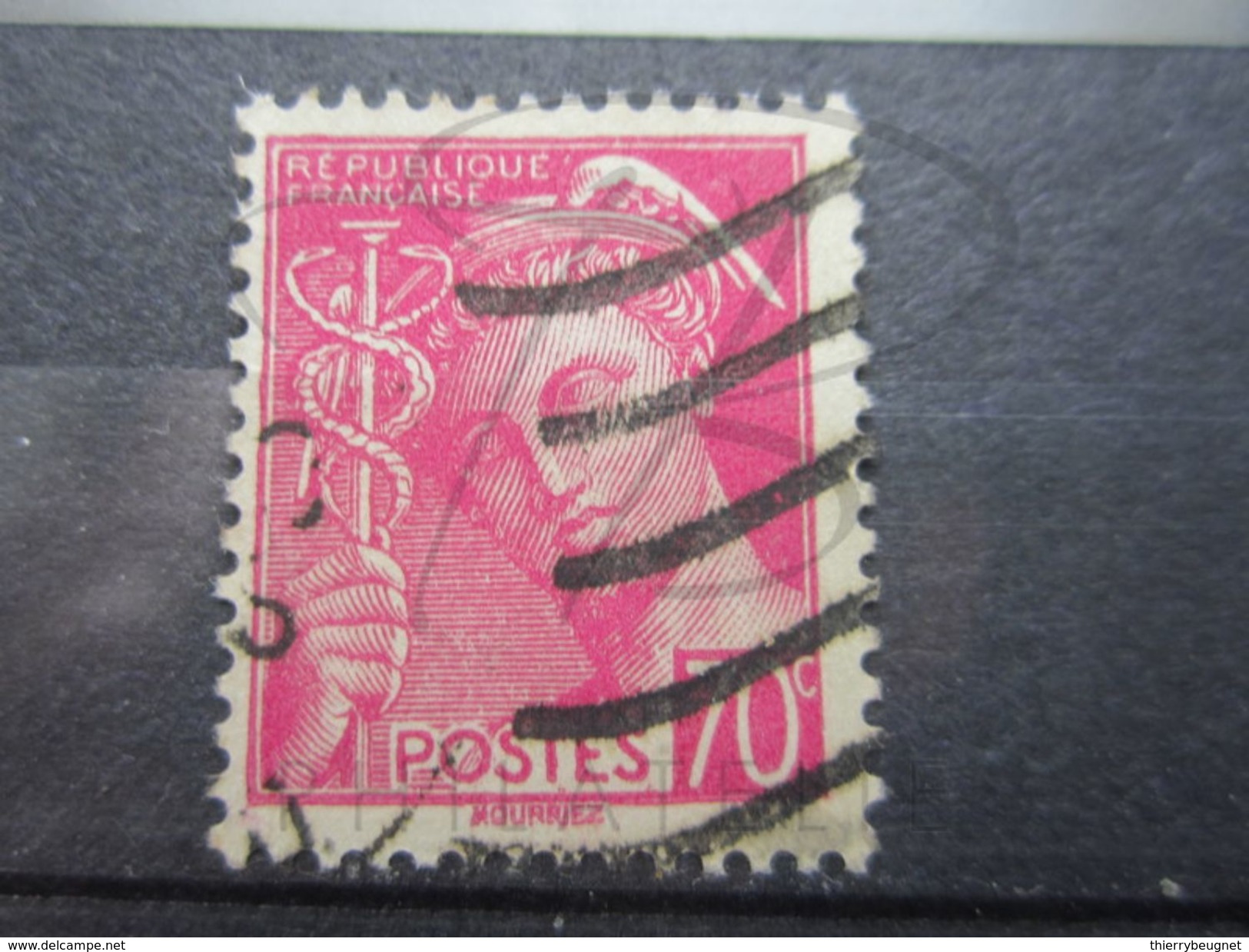 VEND BEAU TIMBRE DE FRANCE N° 416 , PAPIER EPAIS !!! - Used Stamps