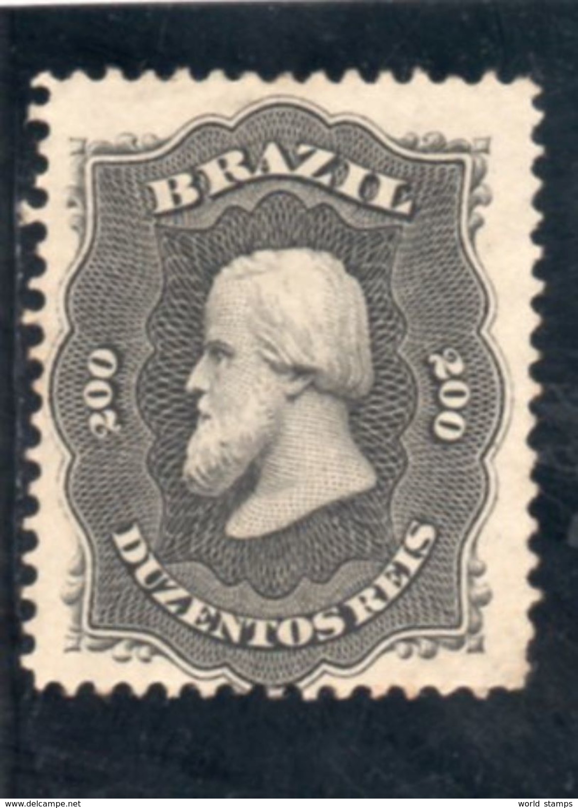BRESIL 1866 SANS GOMME PLI-CREASE - Unused Stamps