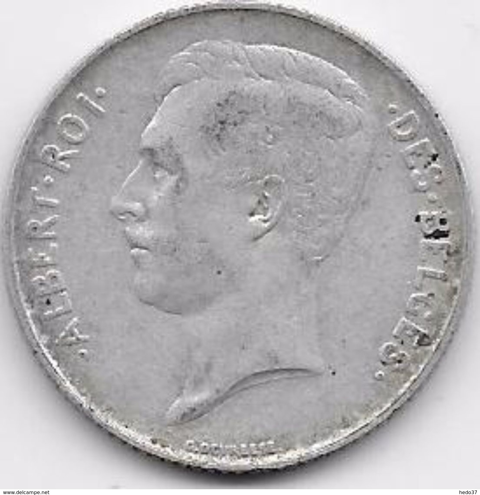 Belgique - 1 Franc 1909 - Argent - 1 Franco