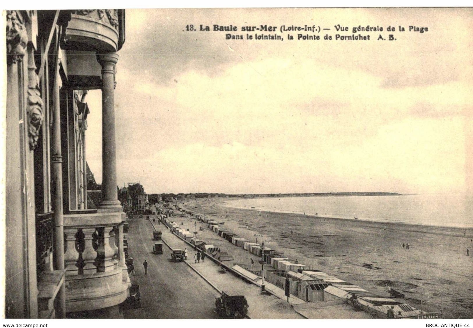 LOT N°2 - LOT DE 120 CARTES DE LA BAULE - LE FRONT DE MER ET LE CENTRE