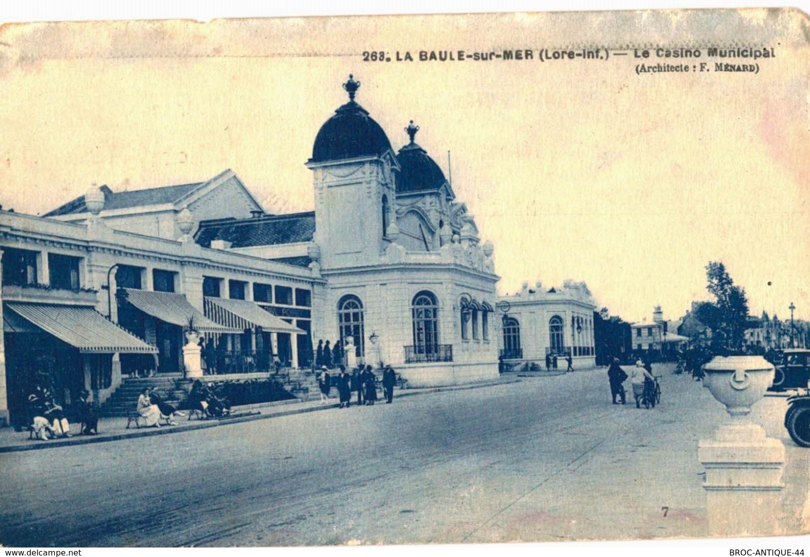 LOT N°2 - LOT DE 120 CARTES DE LA BAULE - LE FRONT DE MER ET LE CENTRE