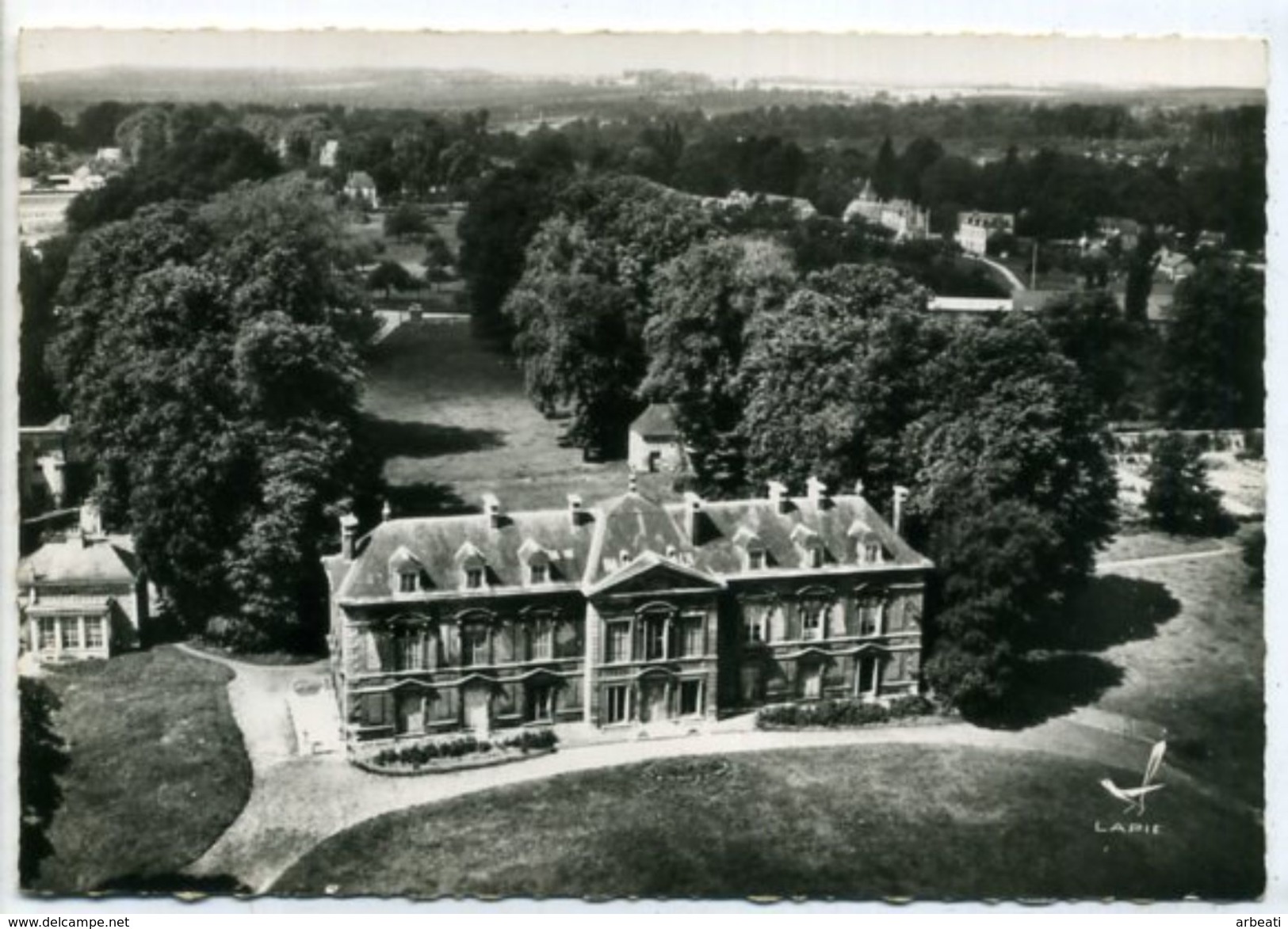 76 CANTELEU ++ En Avion Au-dessus De ... - Le Château Des Deux Lions ++ - Canteleu