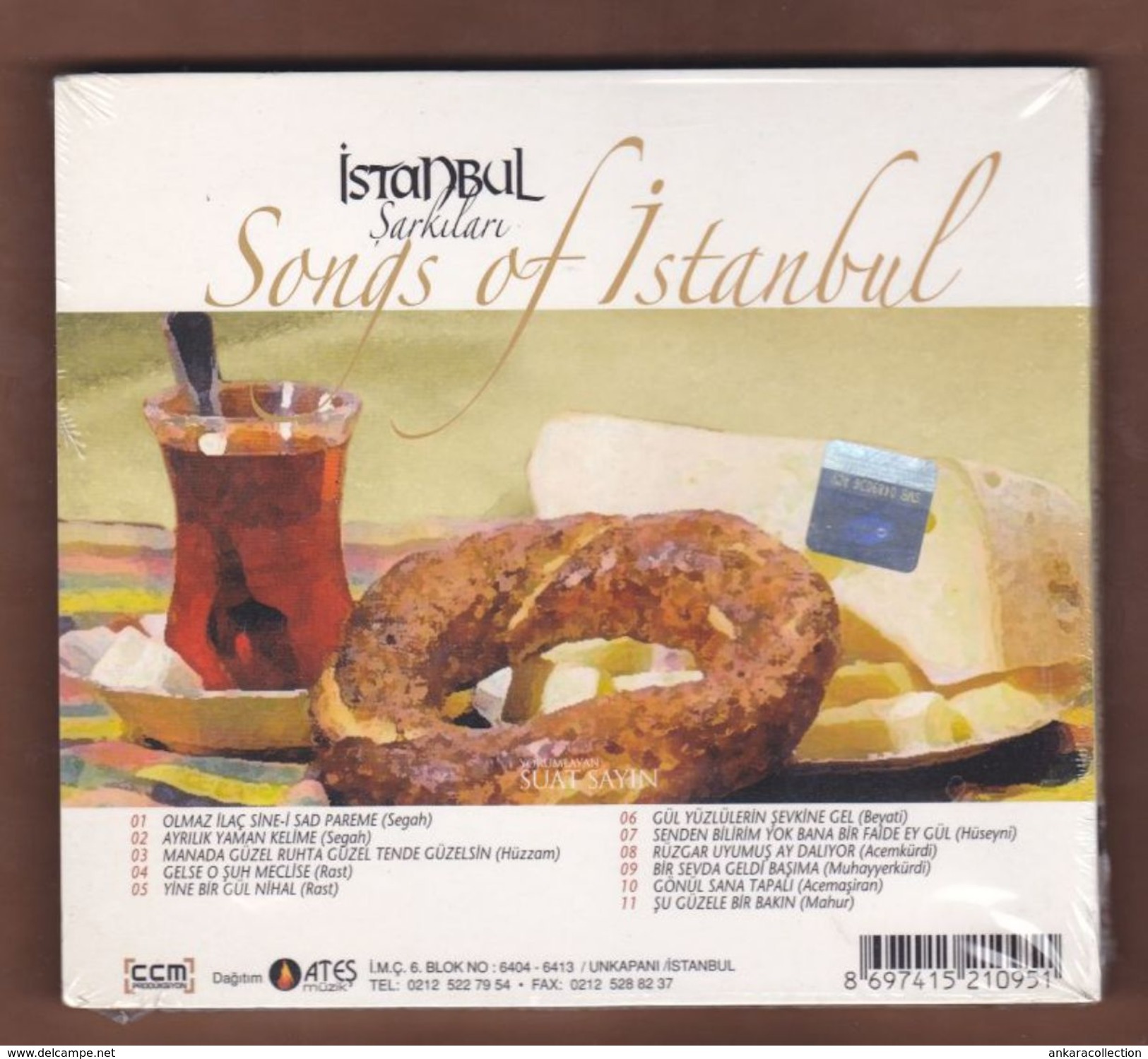 AC -  Istanbul şarkıları Songs Of Istanbul Volume 5 Türk Sanat Müziği Eserleri BRAND NEW TURKISH MUSIC CD - World Music