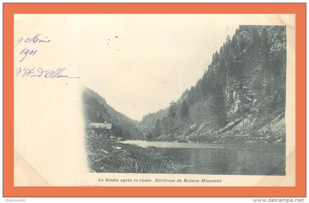 A702 / 479  25 - Le DOUBS Apres La Chute Environs De Maison Monsieurs - Autres & Non Classés