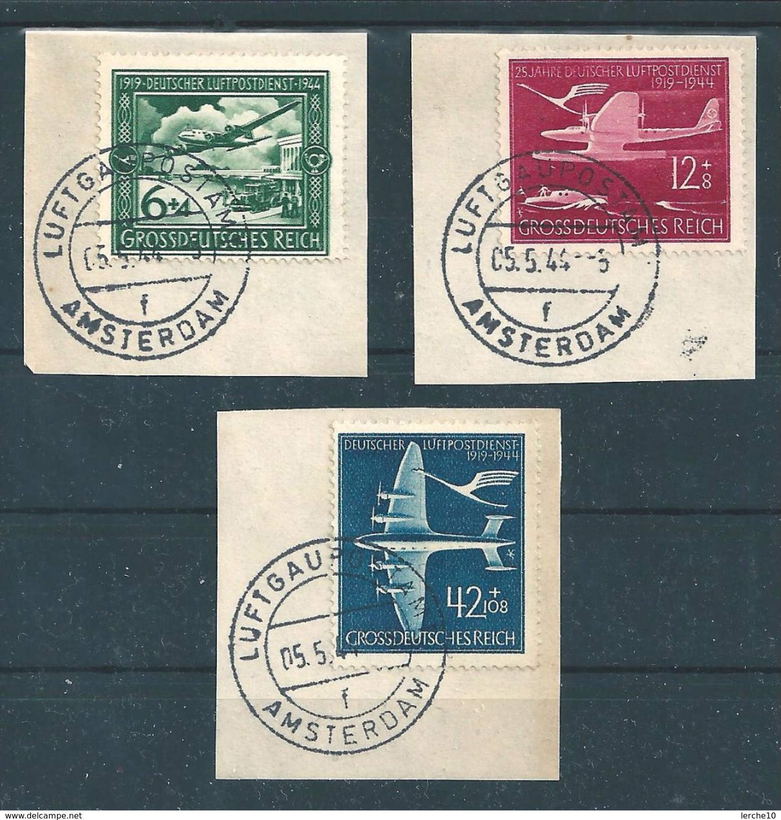 MiNr. 866-868 Briefstücke, Sonderstempel - Gebraucht