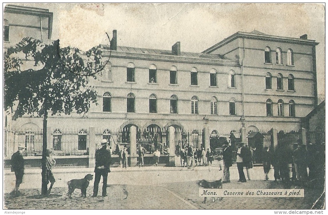 Mons - Caserne Des Chasseurs à Pied - 1907 - Mons