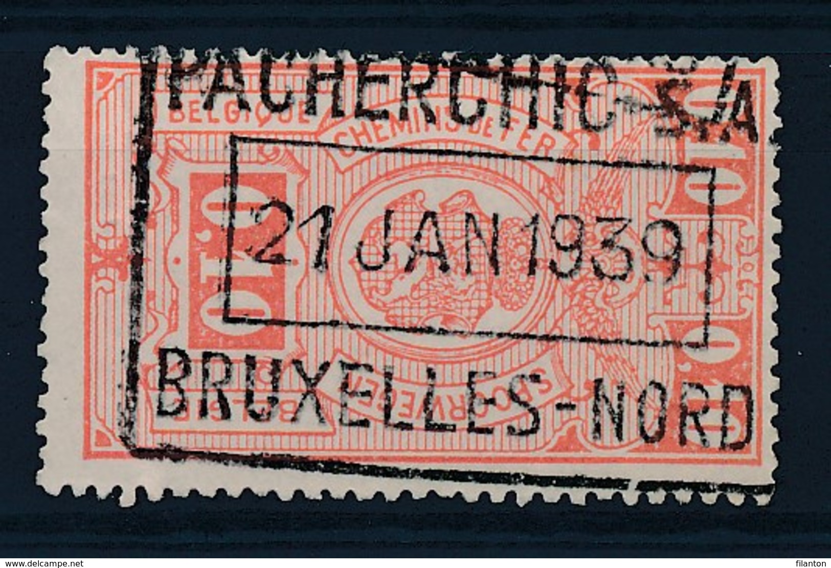 BELGIE - TR 136 - Cachet  "PACHERCHIC S.A. - BRUXELLES-NORD" - (ref. 16.975) - Other & Unclassified