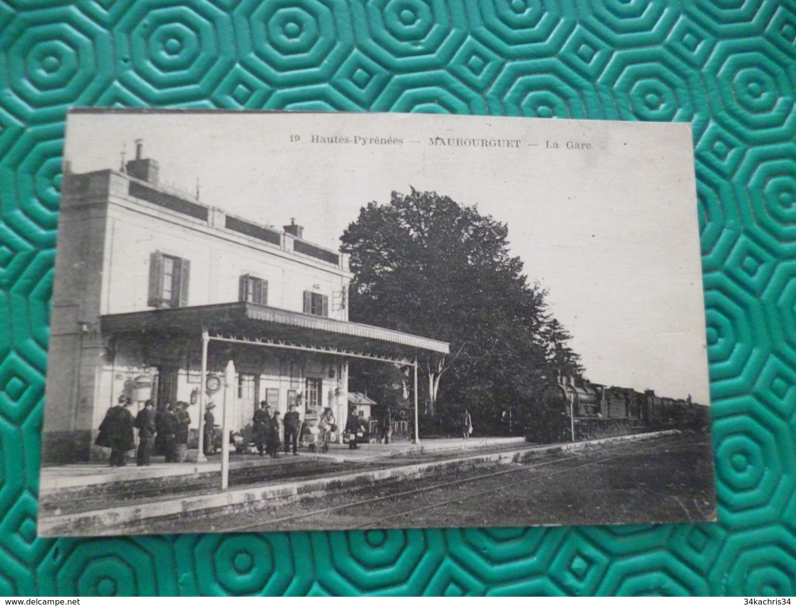 CPA 65 Hautes Pyrénées Maubourguet La Gare TBE - Maubourguet