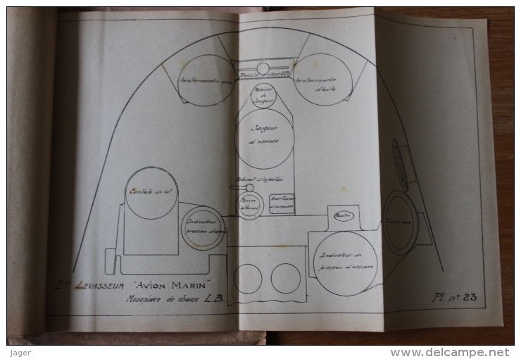 Aviation  Aeronautique Militaire   Avion Marin  Monoplace De Chasse LB   P Levasseur  Planche - Aviation